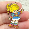 Enamel Cartoon Girl Charm