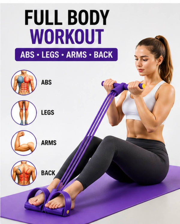 Multifunction Tension Rope, Elastic Yoga Pedal Puller Resistance Band