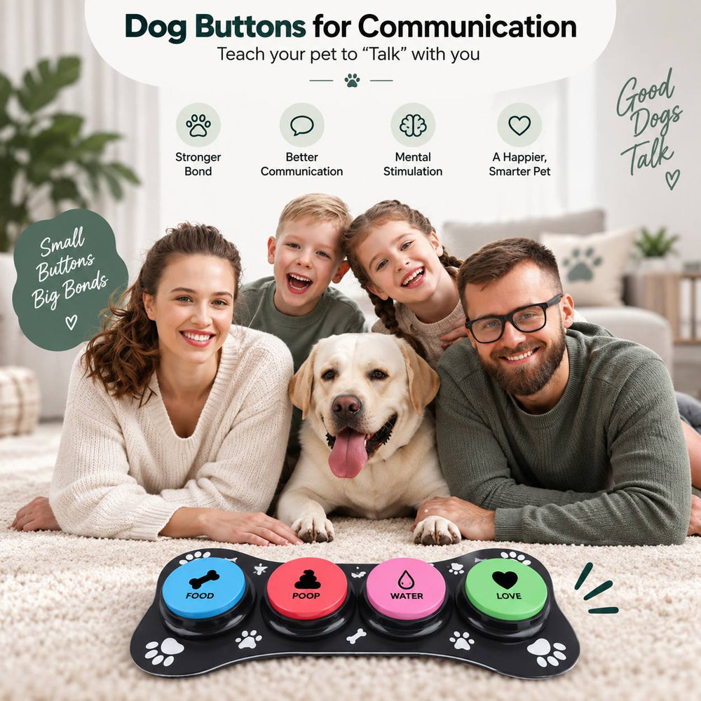 Pet Communication Buttons – Record, Press & Connect.